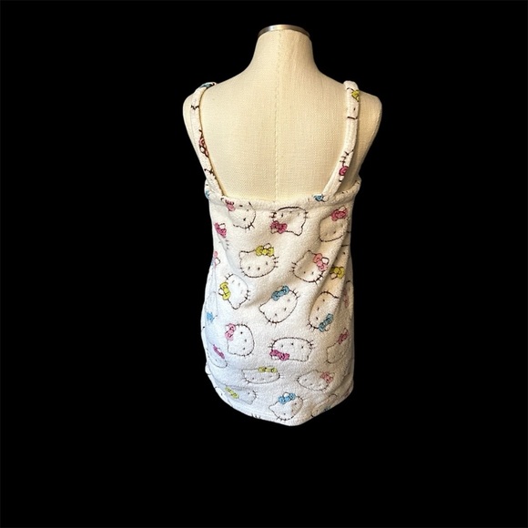 Hello Kitty Sanrio Cozy Terry Cloth Robe Towel Shower Wrap with Straps - Picture 2 of 5